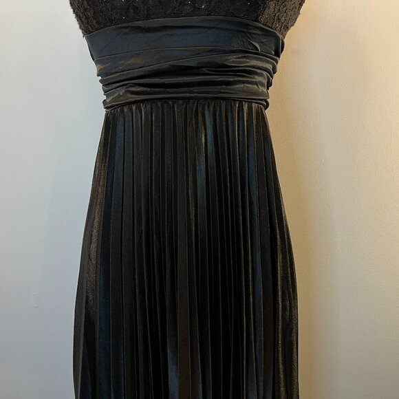 SPEECHLESS Women's Black Pleated Formal Strapless Gown - Size 5 - NWT $119 - Picture 4 of 7
